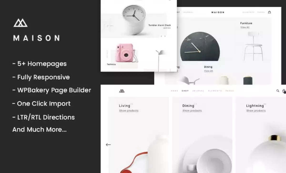 Maison - Minimalist eCommerce WordPress Theme