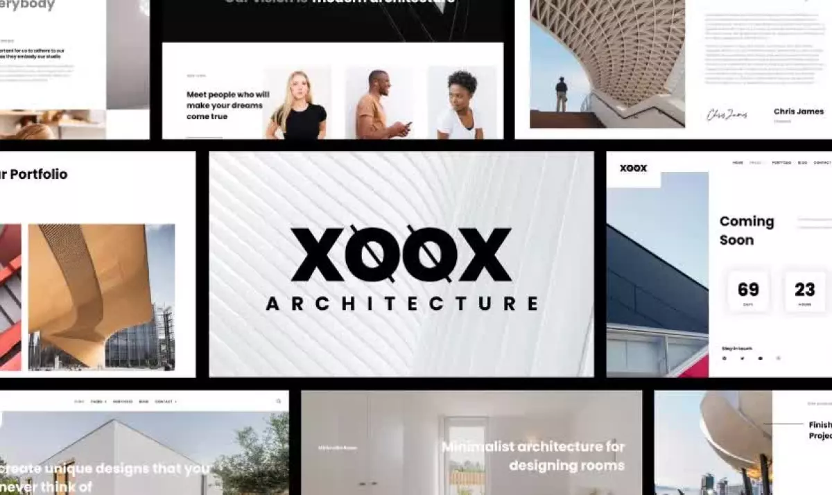 XOOX - Architecture Agency Elementor Template