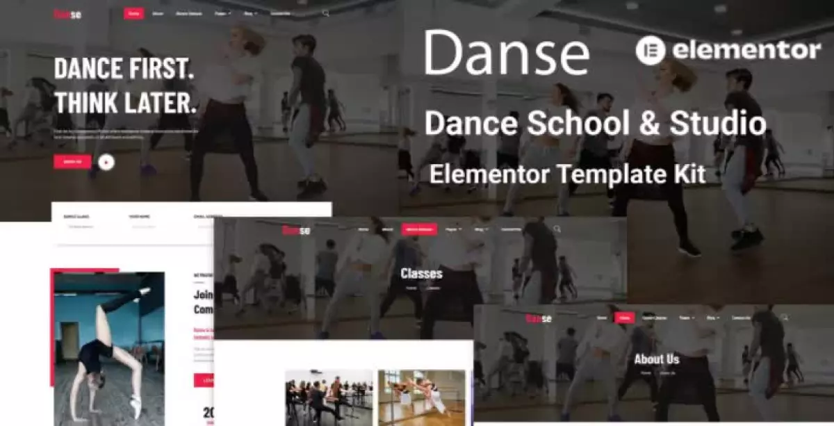 Danse - Dance School and Studio Elementor Template