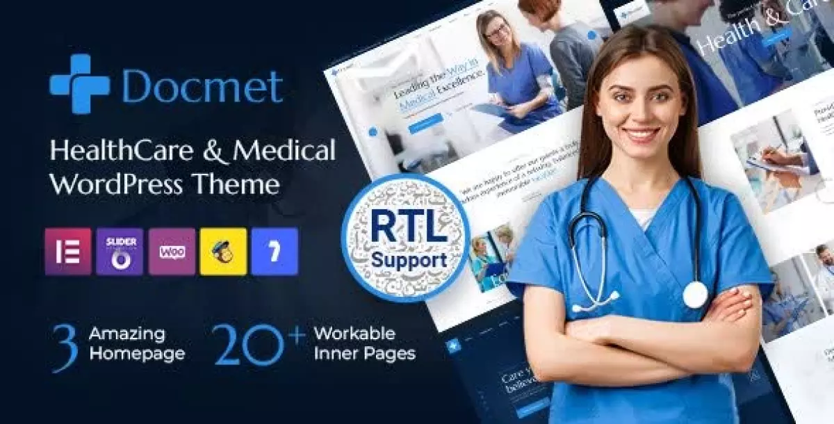 Docmet - HealthCare and Medical WordPress Theme