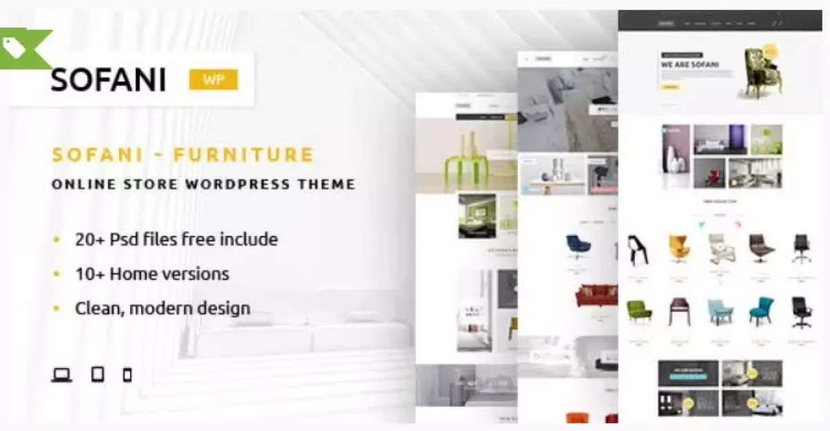 Sofani - Furniture Store WooCommerce WordPress Theme