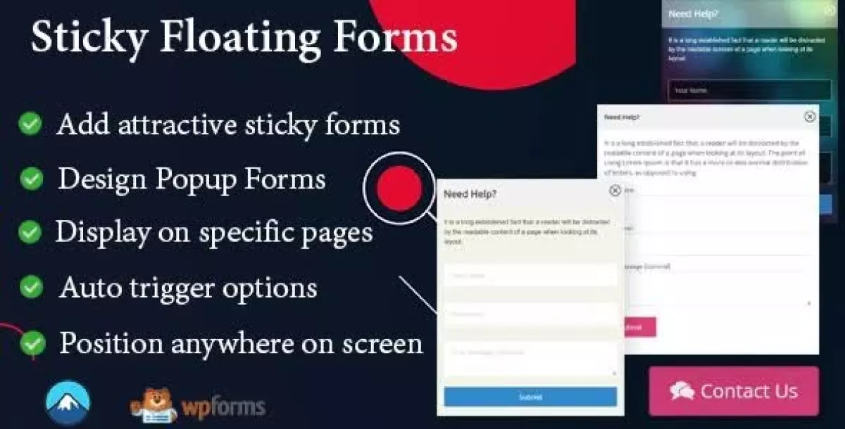 [WISH] Sticky Floating Forms - Create Beautiful Sticky