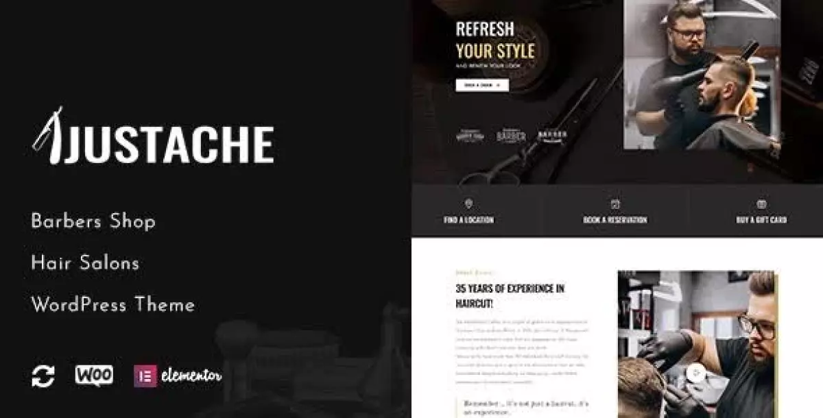 [WISH] Justache - WordPress Theme for Barbers &amp;