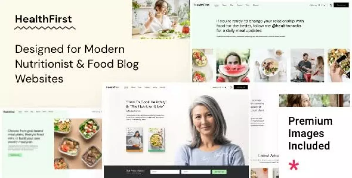 HealthFirst - Nutrition and Recipes Theme 1.1