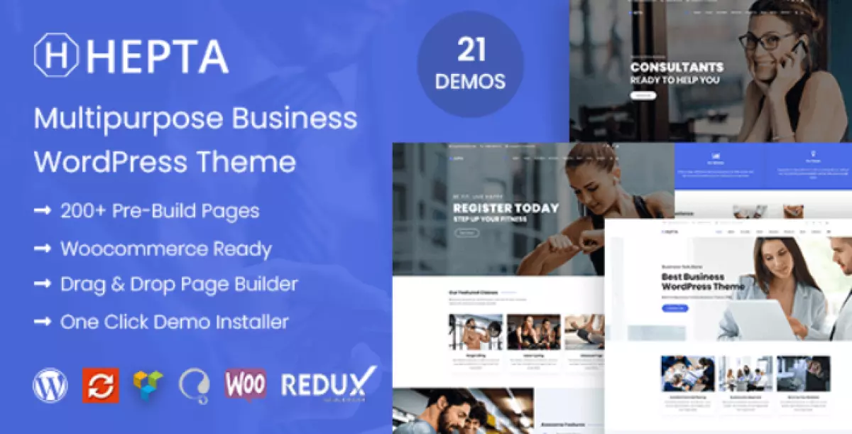 Hepta - Multipurpose Business WordPress Theme