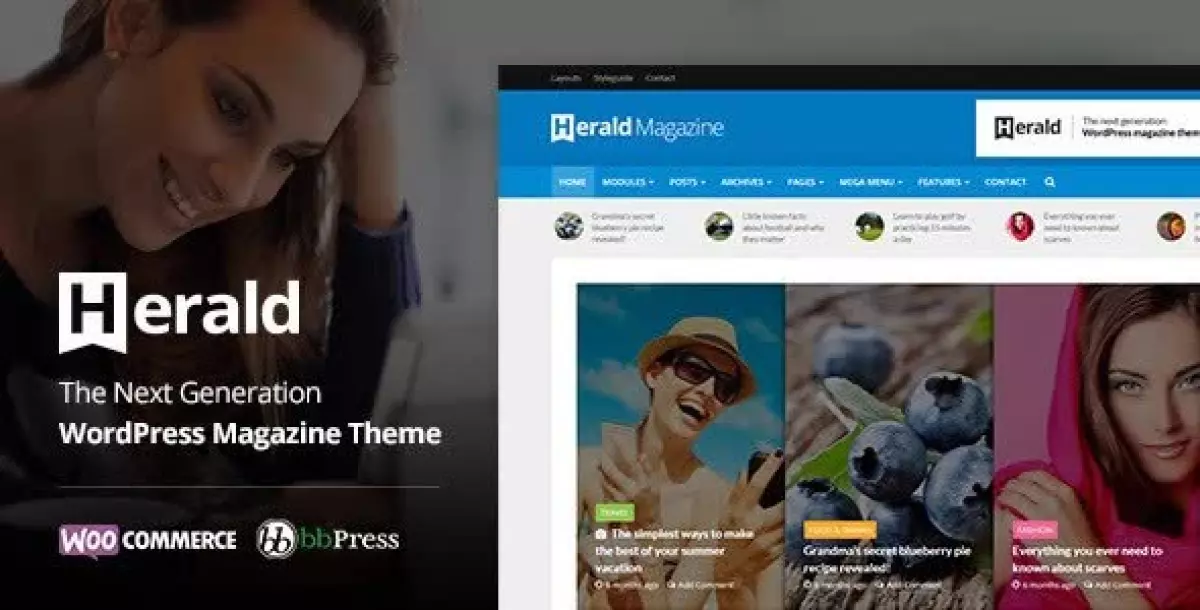 Herald - Newspaper & News Portal WordPress Theme 2.6 