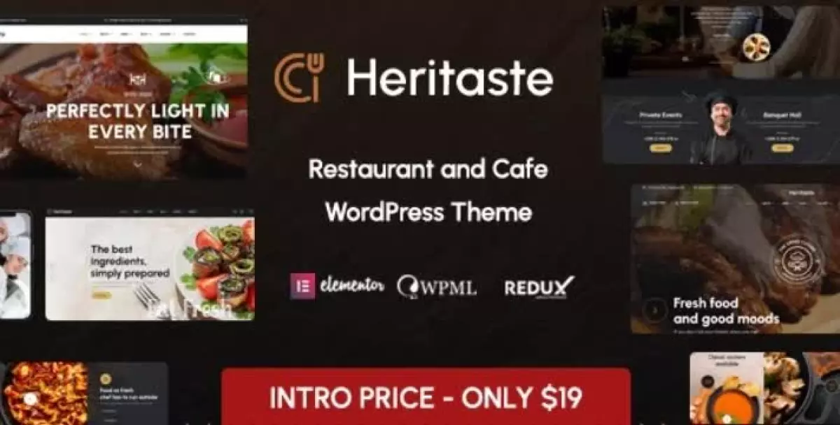 Heritaste - Restaurant WordPress Theme