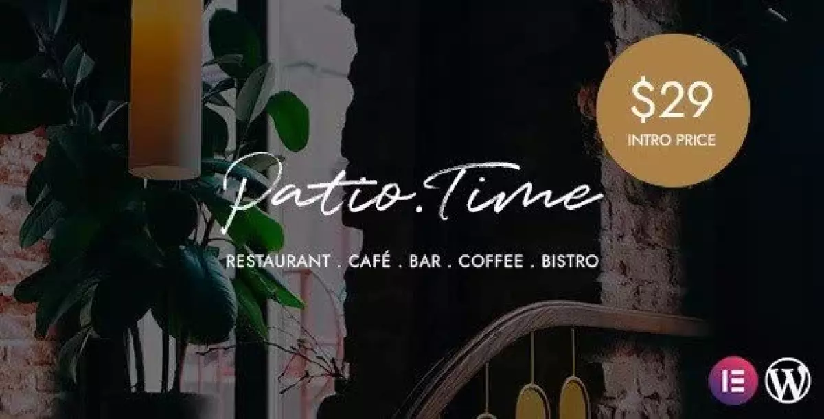 PatioTime - Restaurant WordPress Theme