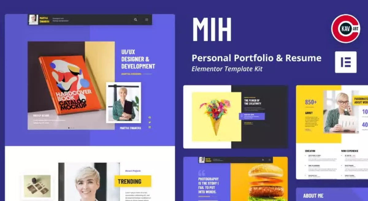 MIH - Personal Portfolio & Resume Template