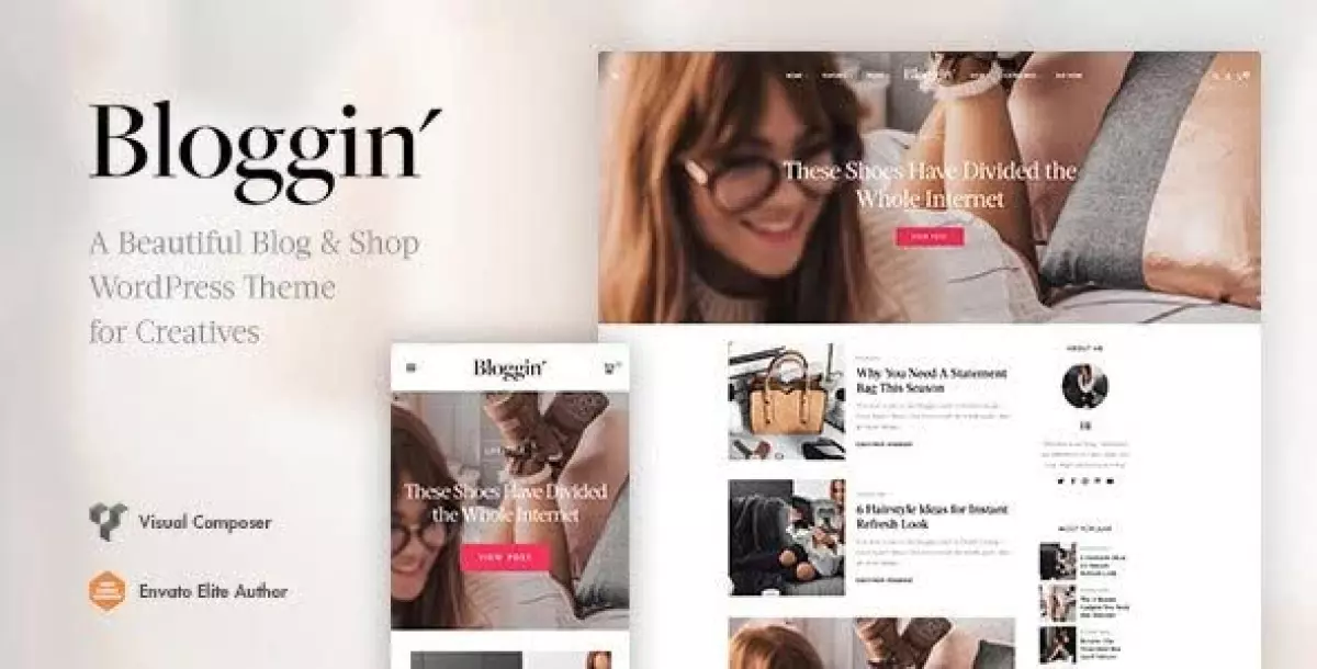 Blggn - A Responsive Blog & Shop WordPress Theme