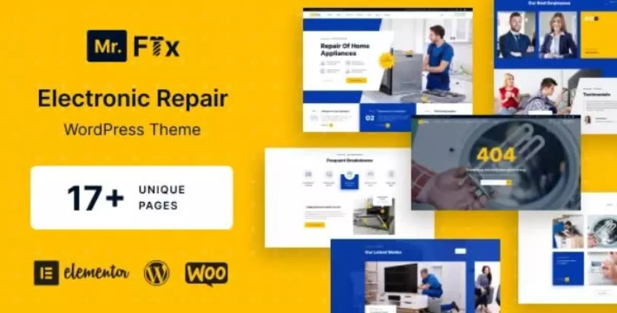 MrFix - Appliances Repair Services WordPress Theme