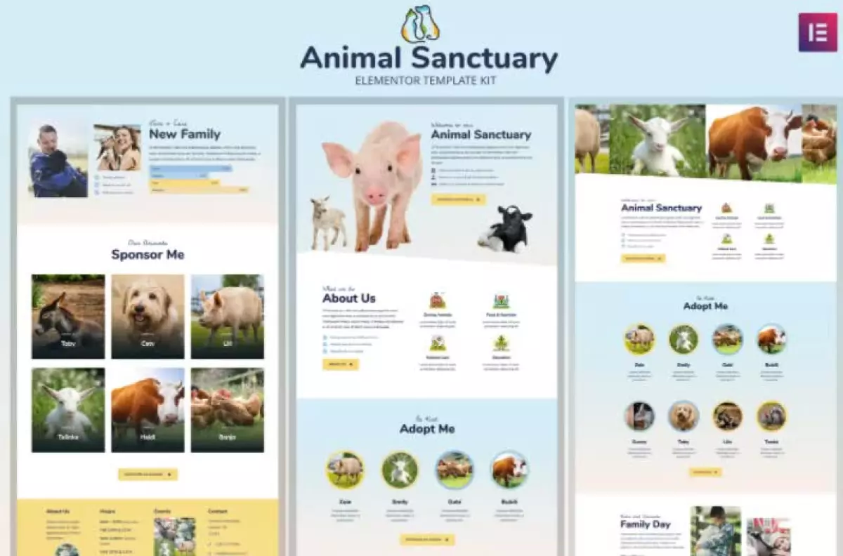 Animal Sanctuary - Non-Profit Template