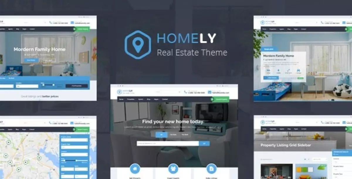 Homely - Real Estate WordPress Theme