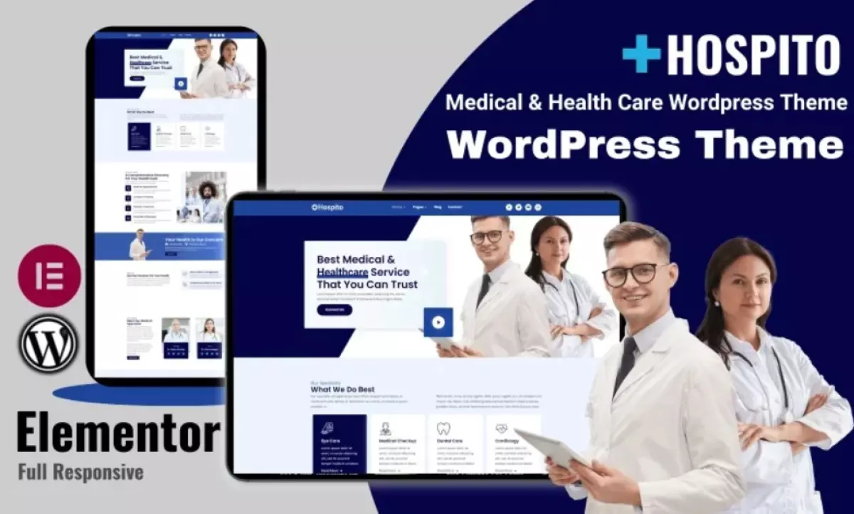 Hospito - Medical &amp; Healthcare Full Responsive WordPress Theme