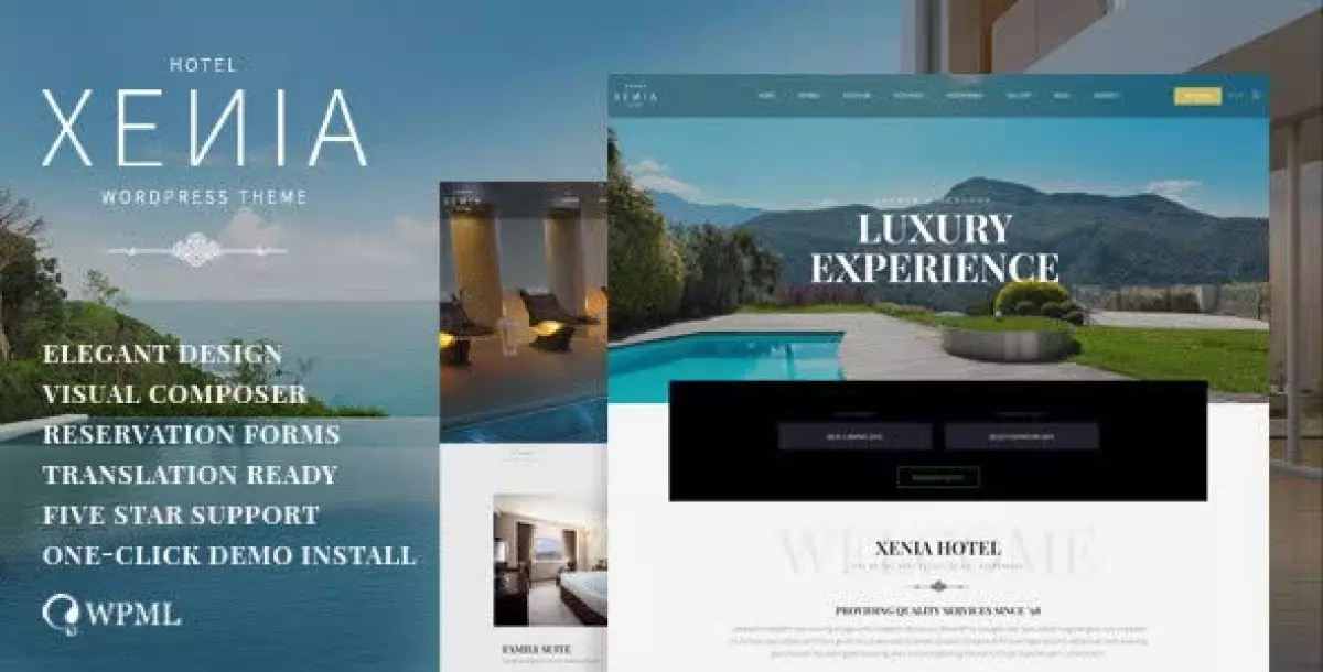 Hotel Xenia - Resort & Booking WordPress Theme 2.2.0