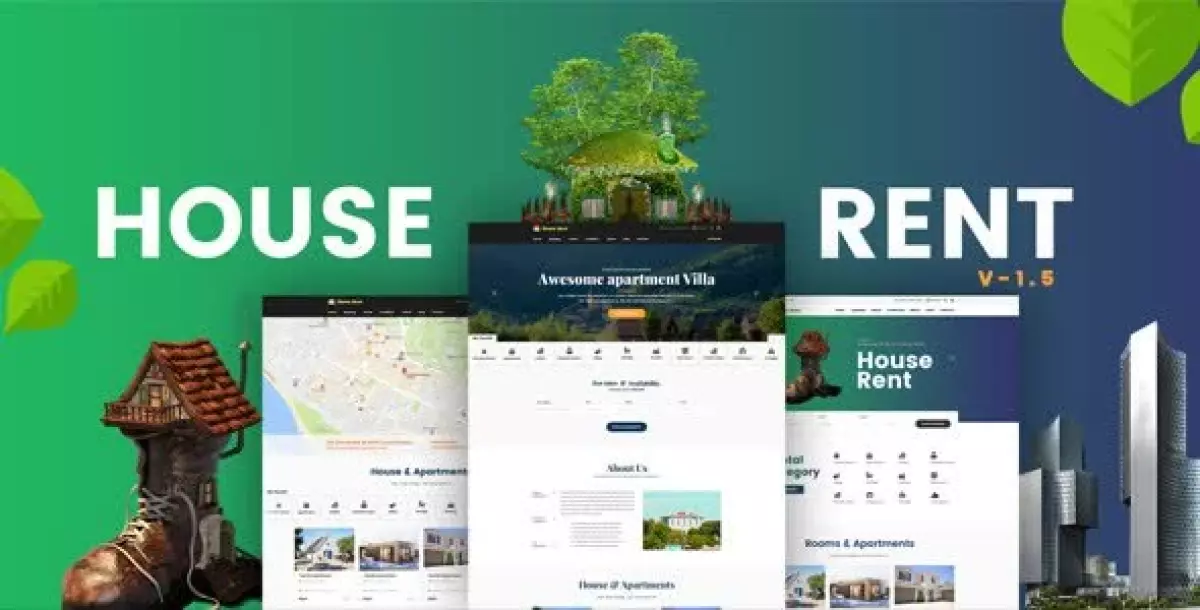 HouseRent &#8211; Multi Concept Rental WordPress Theme