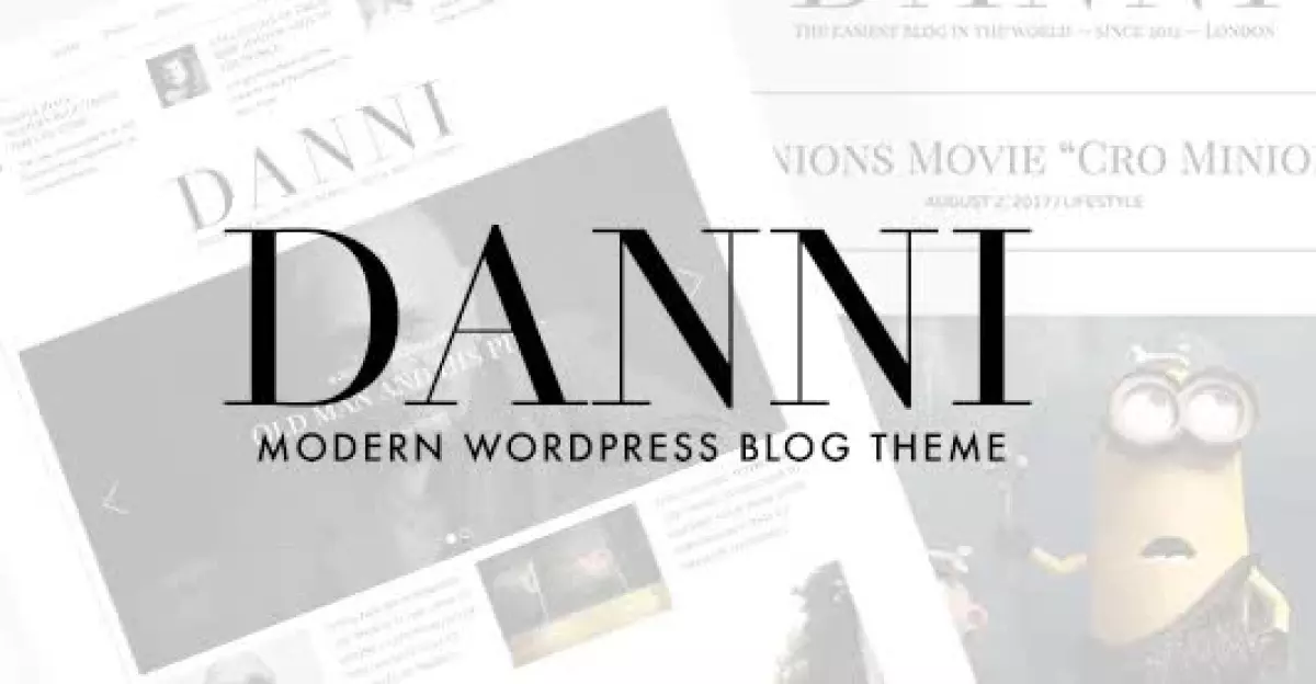 Danni — Minimalist WordPress Blog Theme