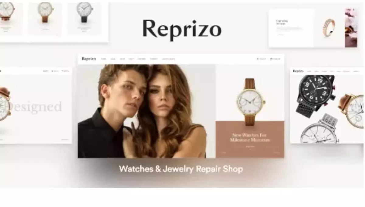 Reprizo - Jewelry & Watch Shop WordPress Theme