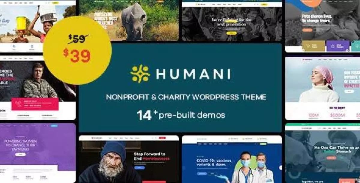 Humani - Nonprofit & Charity WordPress Theme