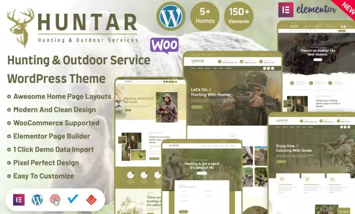 Huntar &#8211; Hunting &#038; Outdoor WordPress Theme