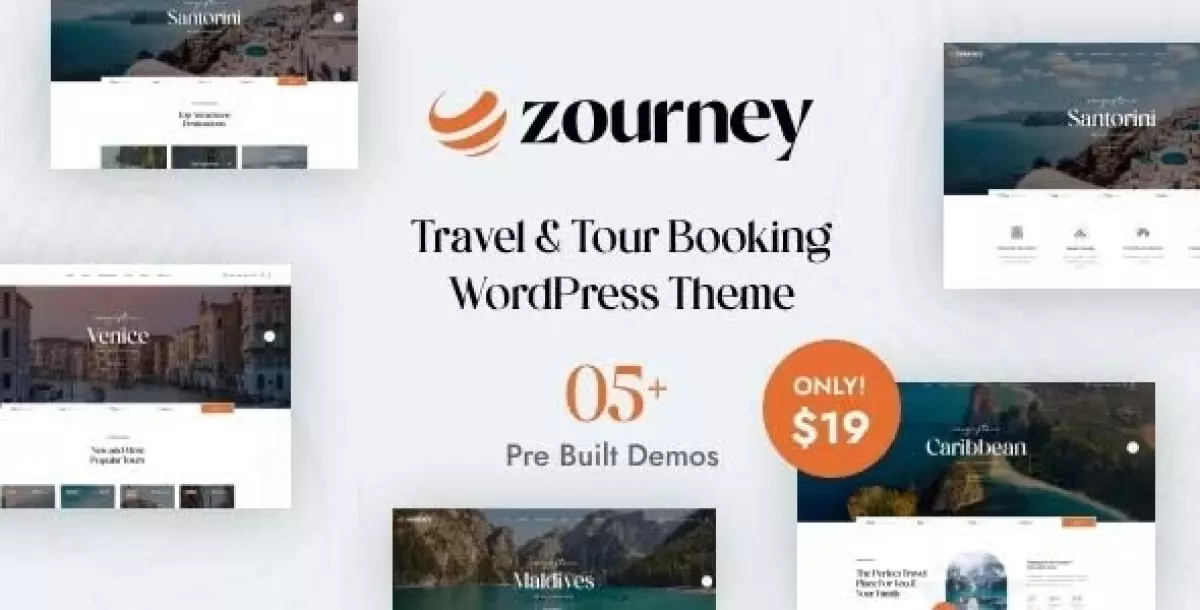 Zourney - Travel Tour Booking WordPress Theme