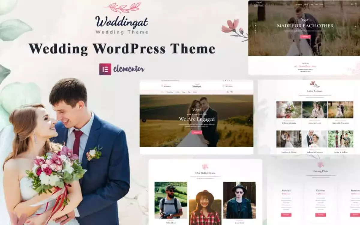 Woddingat - Wedding WordPress Theme