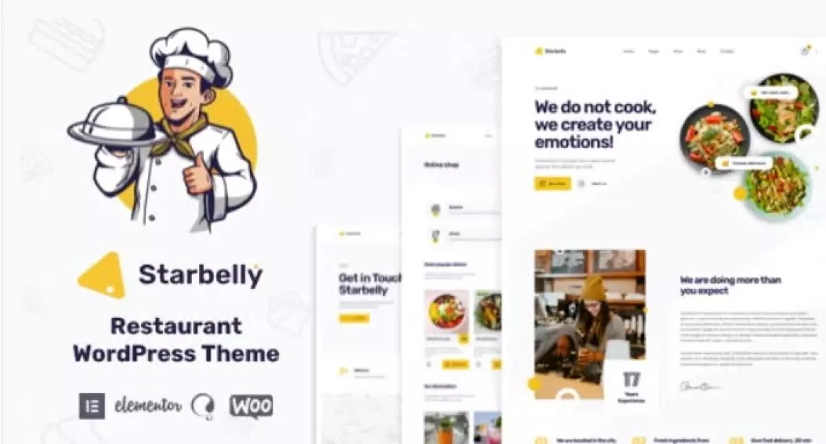 Starbelly - Restaurant WordPress Theme