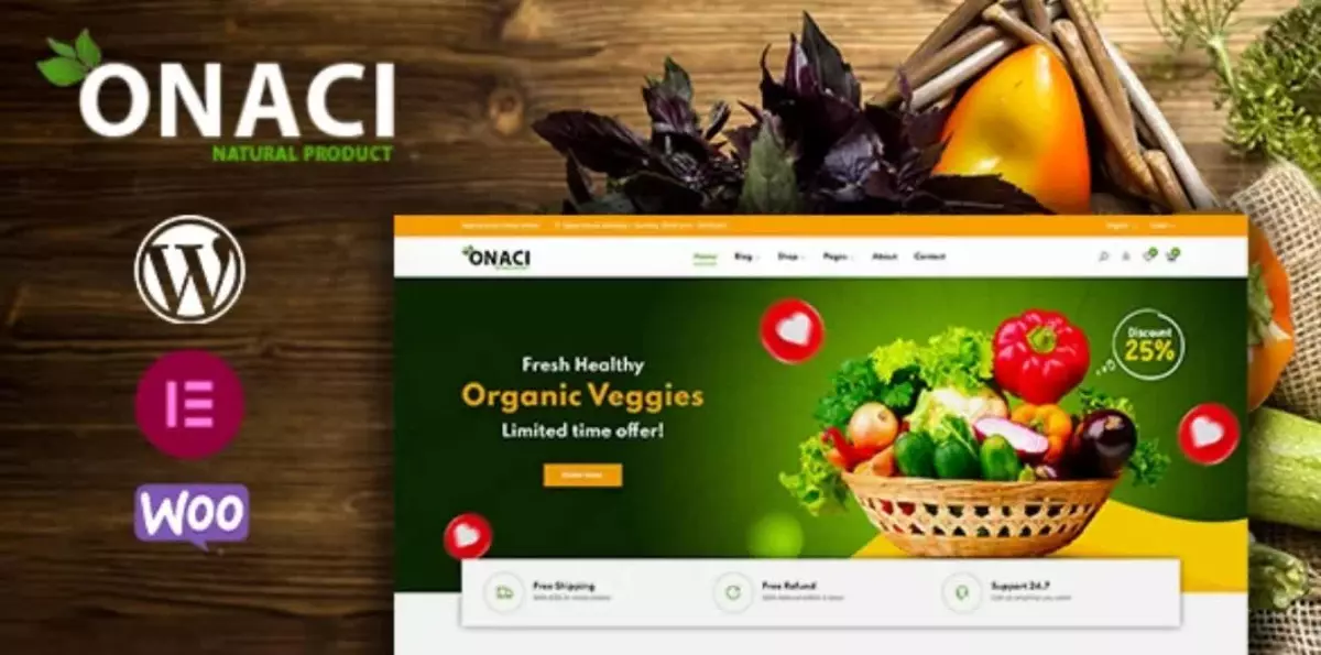 [WISH] Onaci - Organic Food Store WordPress