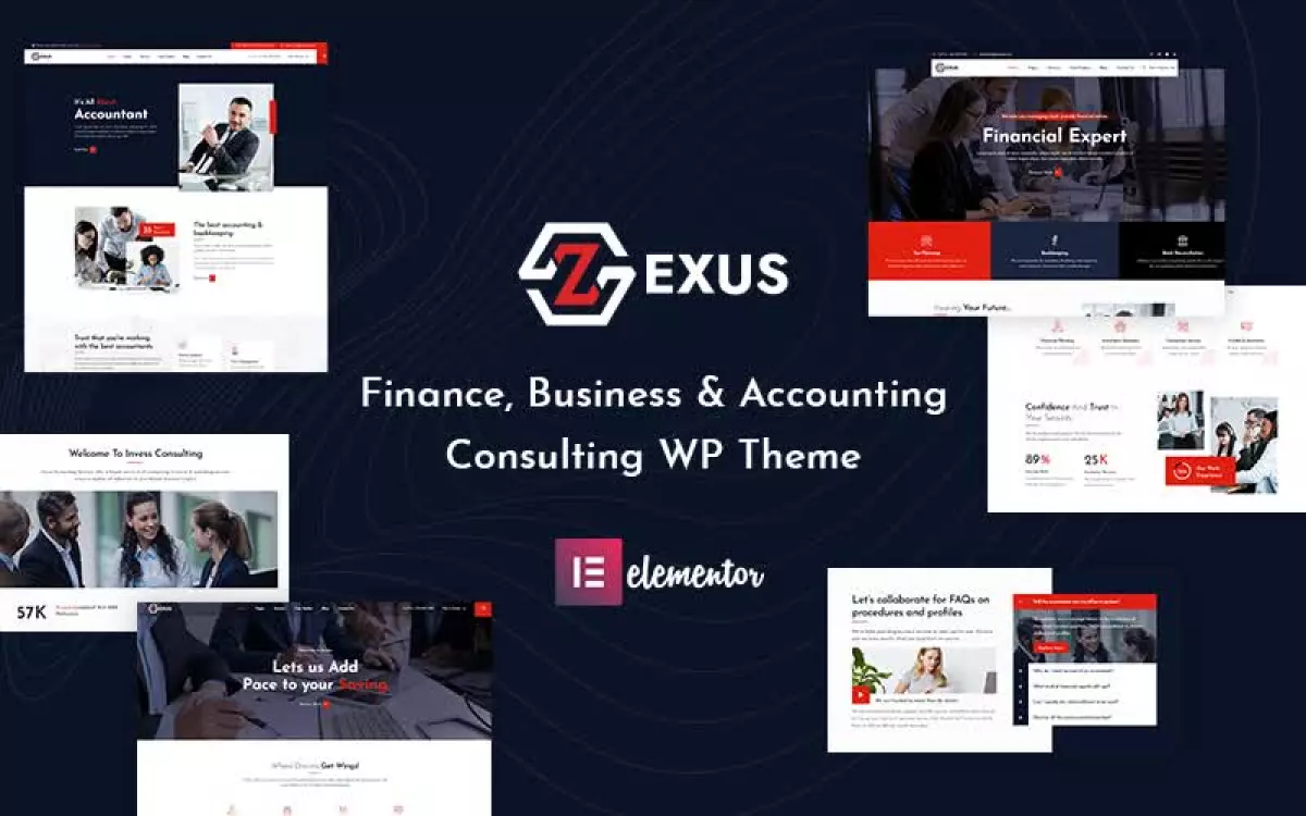 Zexus - Accounting and Consulting Business WordPress Theme