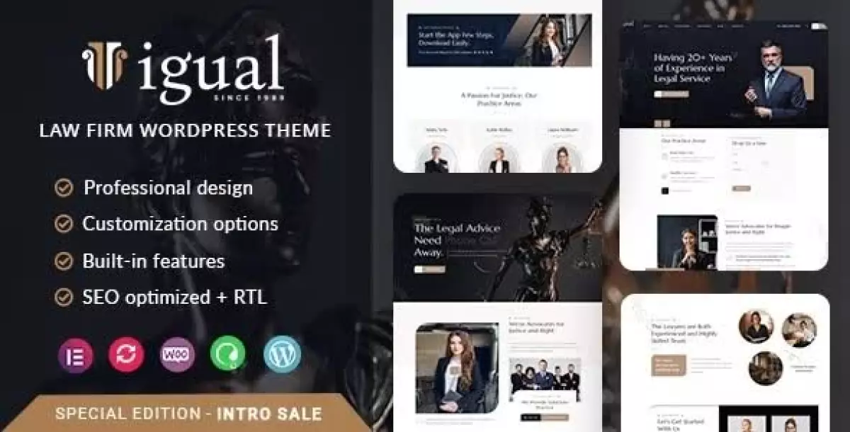 Igual - Law Firm WordPress Theme 1.0.2