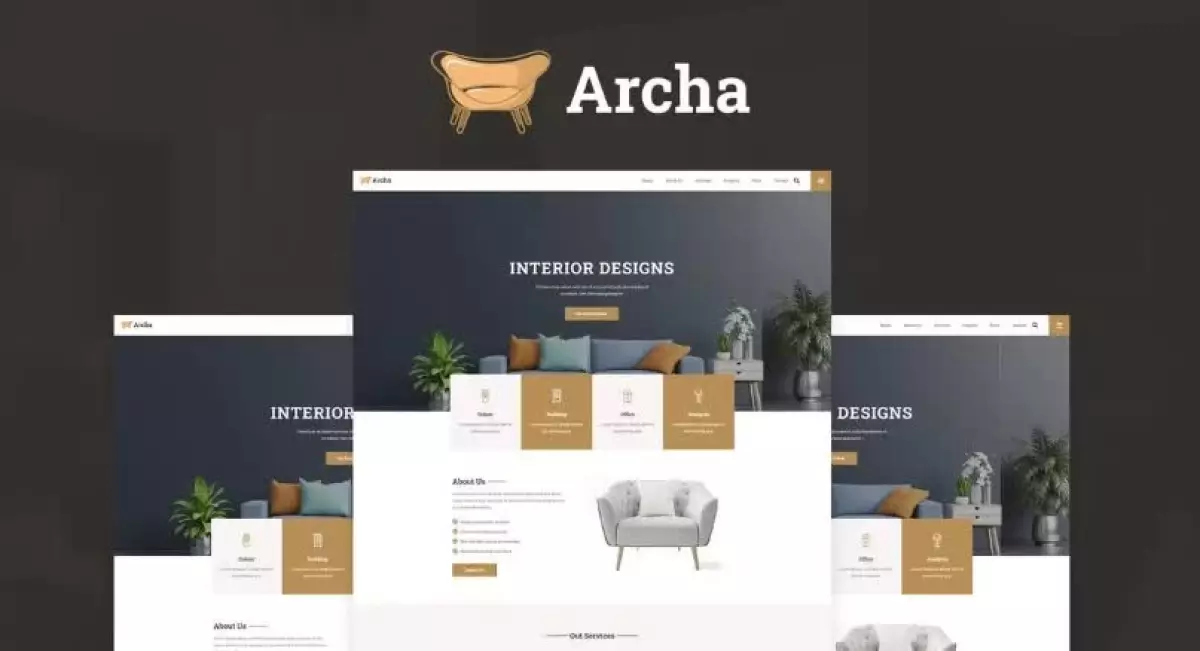 Archa - Interior Design & Architecture Elementor Template