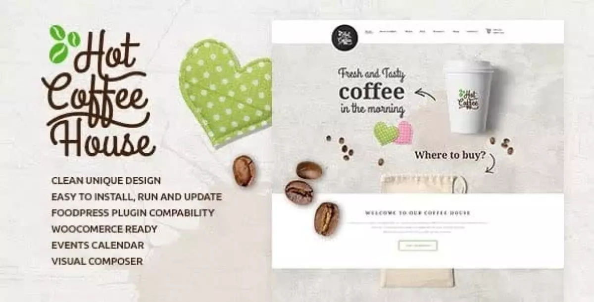 Hot Coffee | Coffee Shop, Farm & Cafe WordPress Theme