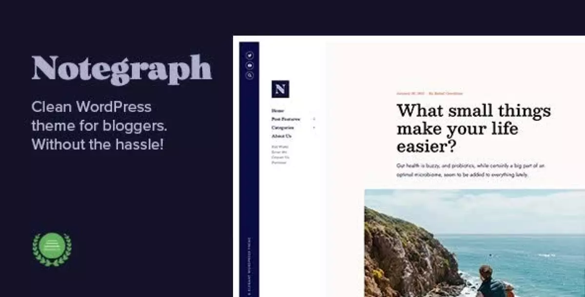 [WISH] Notegraph - Distinctive, Typography-Based Blog