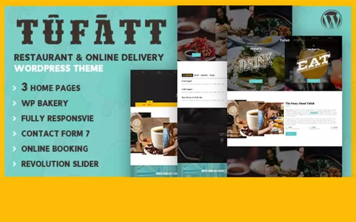 Tufatt | Restaurant & Food Blog WordPress Theme