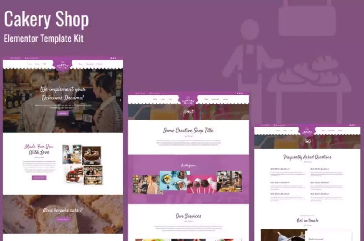 Cakeryshop - Bakery Business Template