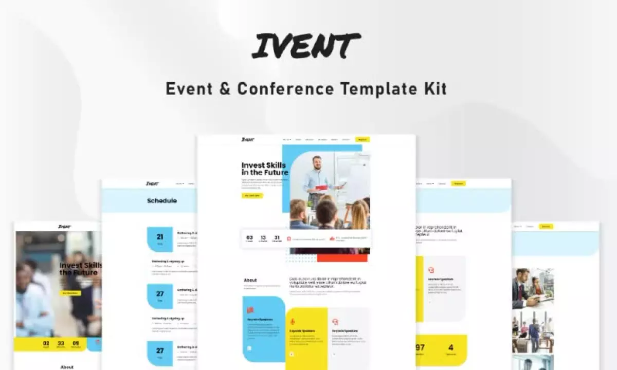 Ivent - Event & Conference Elementor Template