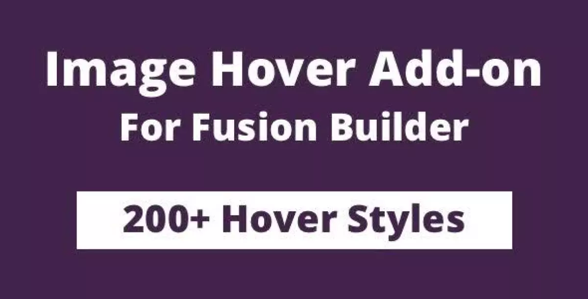 Image Hover Add-on for Fusion Builder and Avada