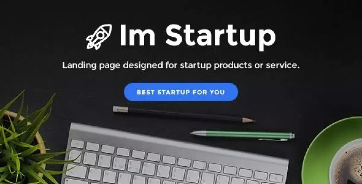 ImStartup - Startup Landing Page WordPress Theme