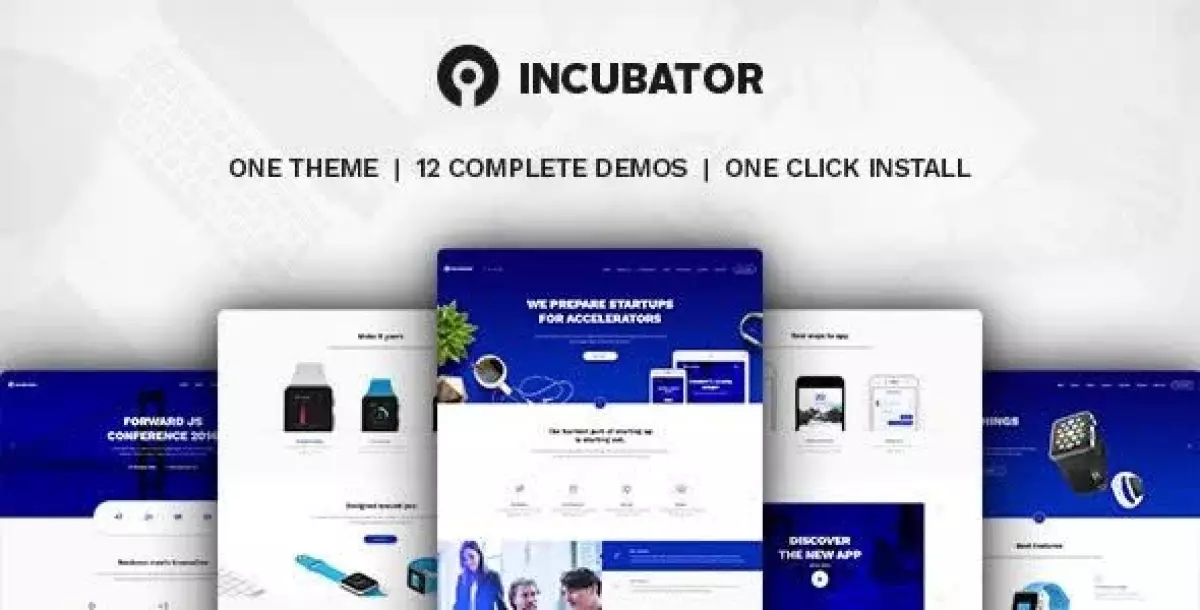 Incubator - WordPress Startup Business Theme