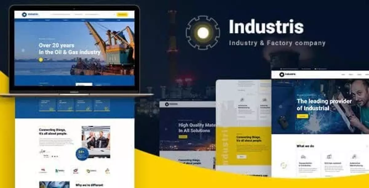 Industris - Factory & Business WordPress Theme