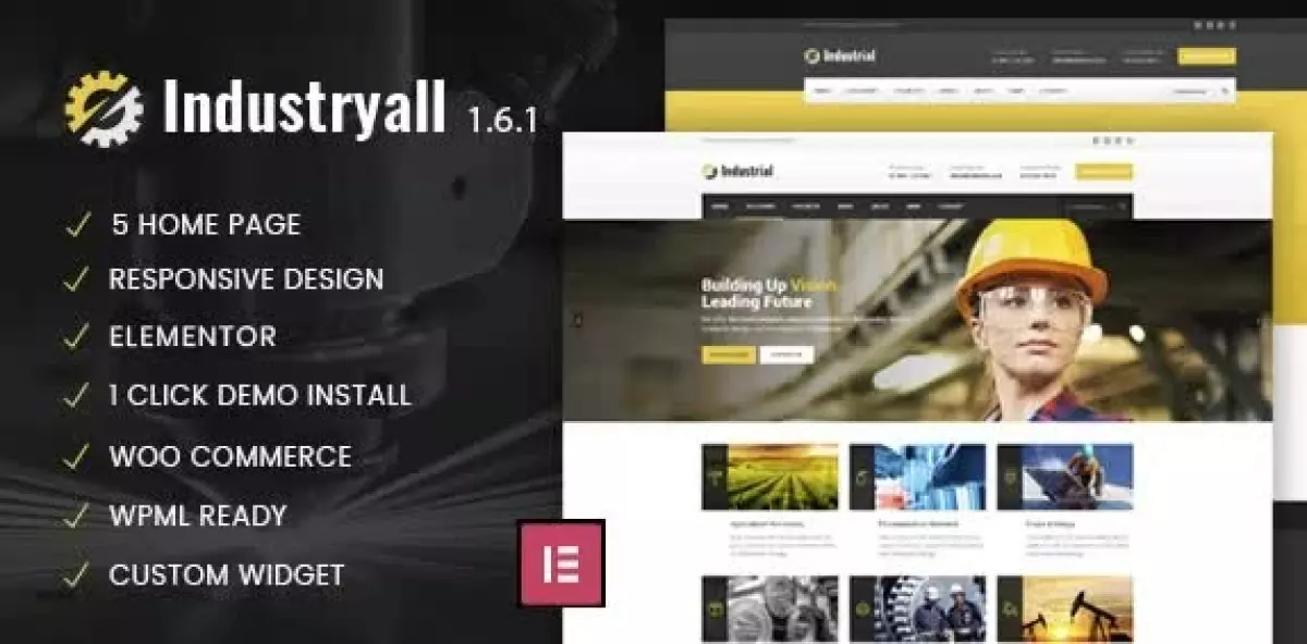 Industryall &#8211; Industrial &#038; Factory WordPress Theme