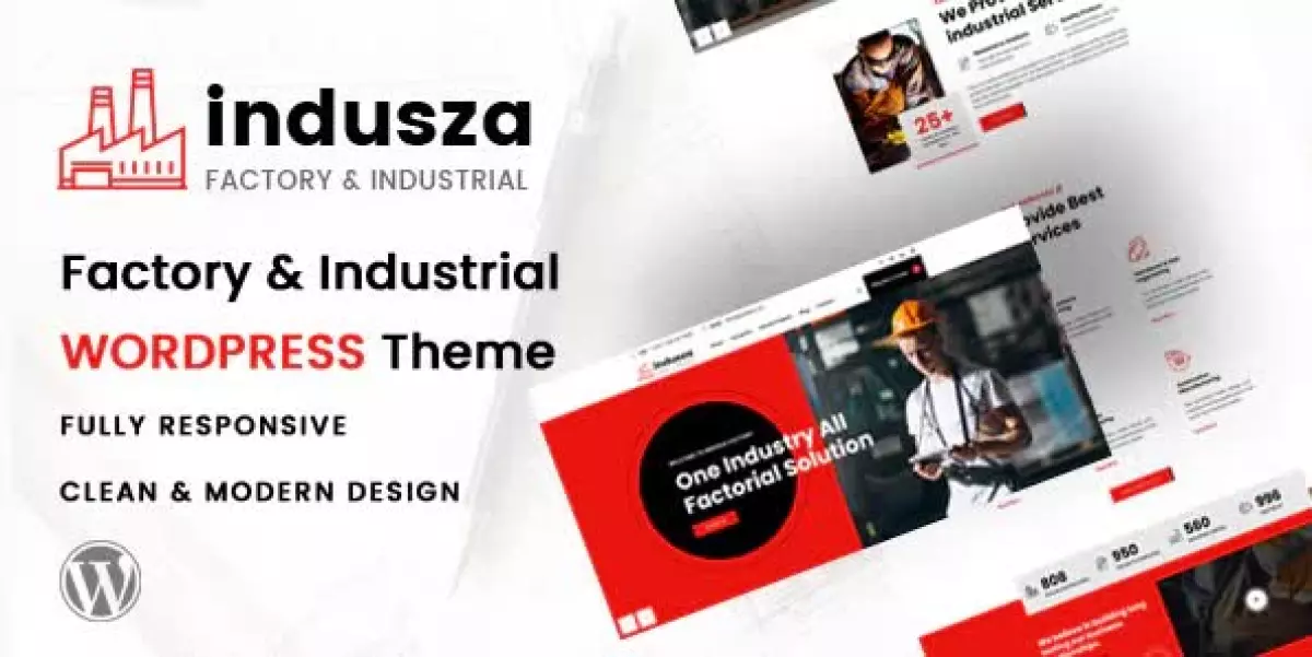 Indusza - Industrial & Factory WordPress 1.0.0