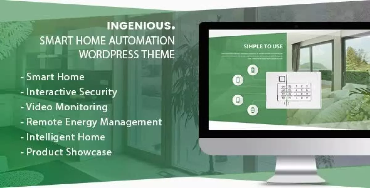 Ingenious - Smart Home Automation WordPress Theme 1.2.2