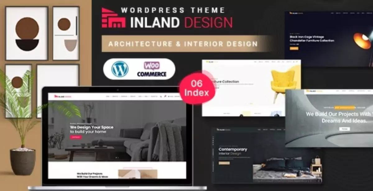 Inland - Architecture &amp; Interior Design Theme With AI Content Generator