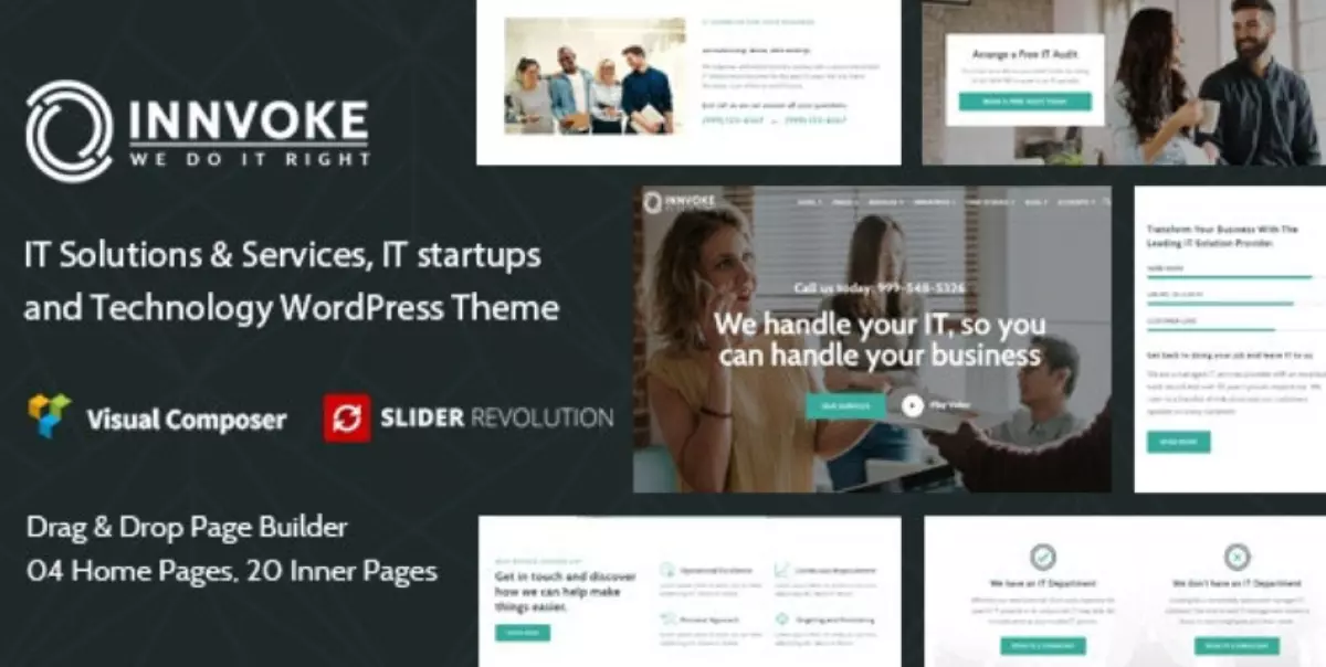 Innvoke  – IT Solutions &amp; Services WordPress Theme