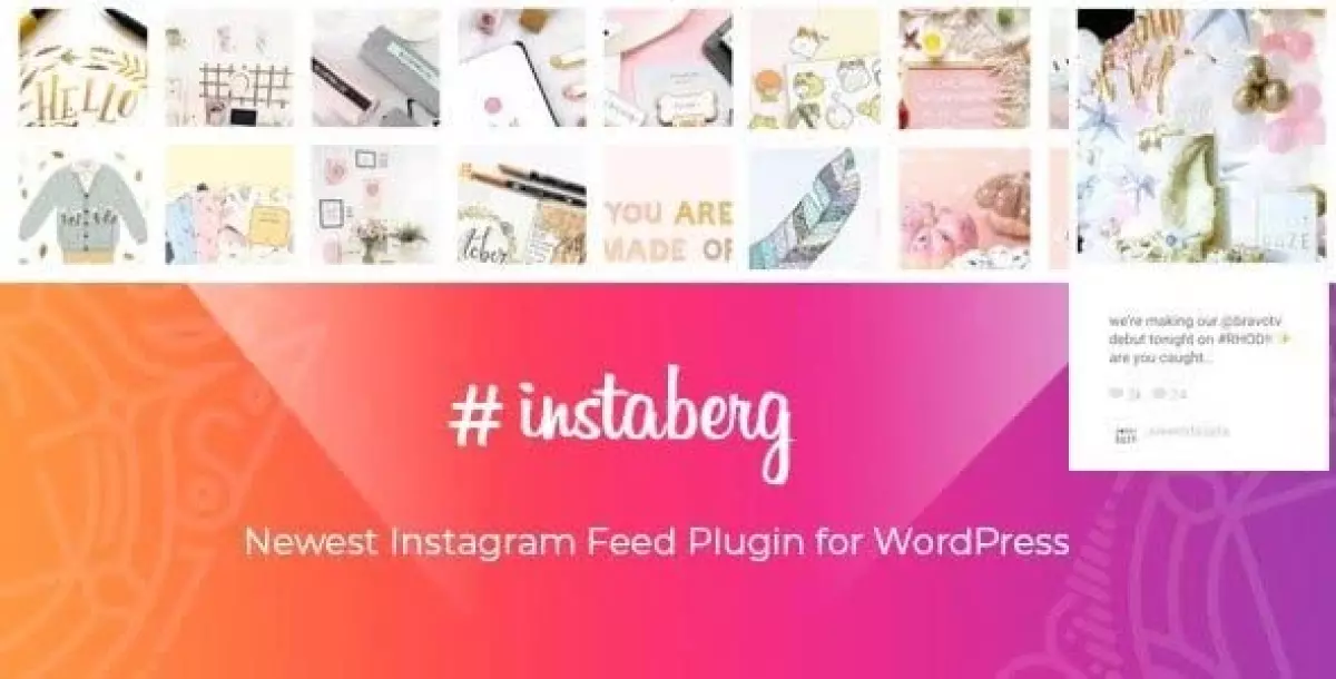 Instaberg &#8211; Instagram Feed Gallery &#8211; Gutenberg Block