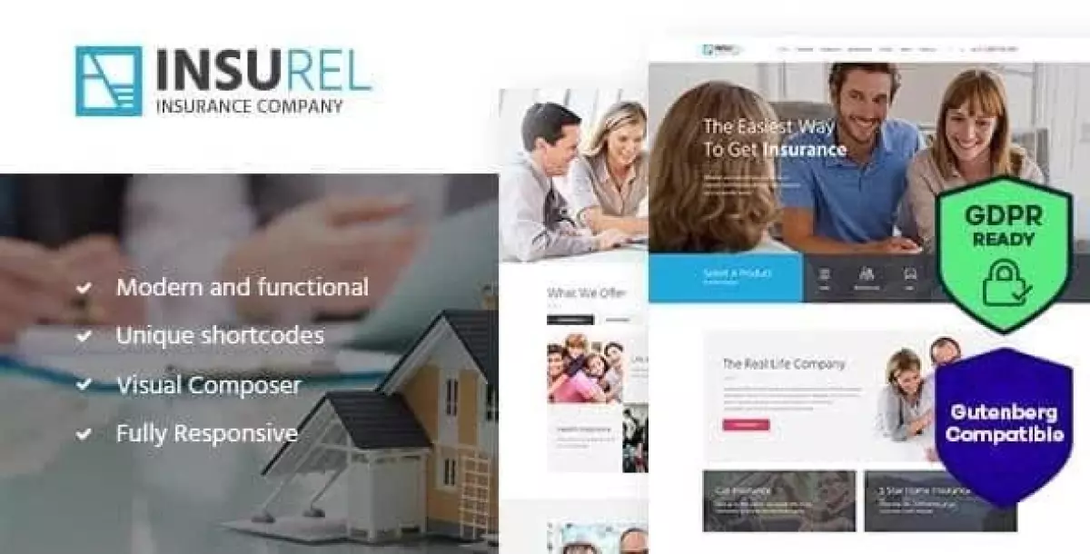 InsuRel | Insurance & Finance WordPress Theme 1.6.2