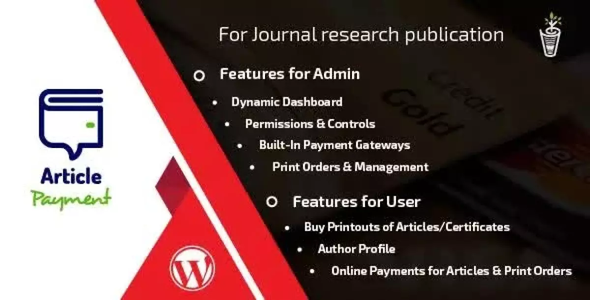 [WISH] Journal Payment Wordpress Addon