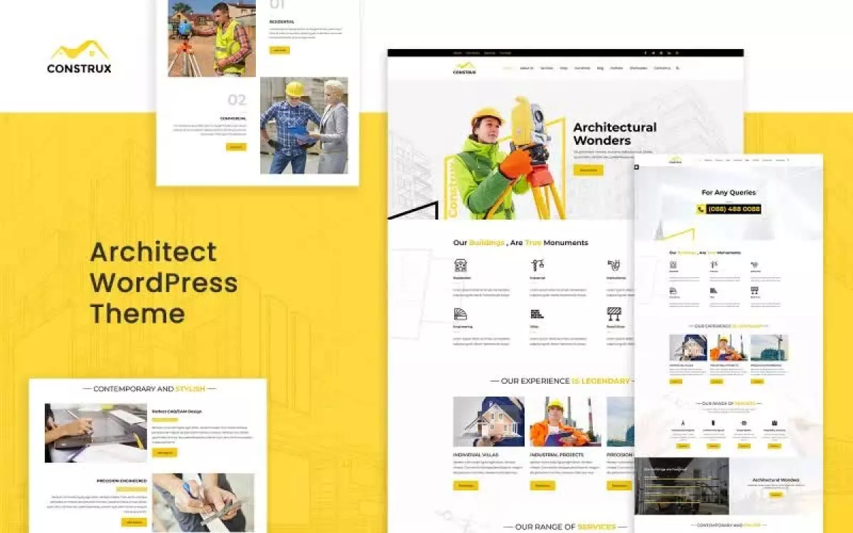 Construx – WordPress Construction Theme WordPress Theme