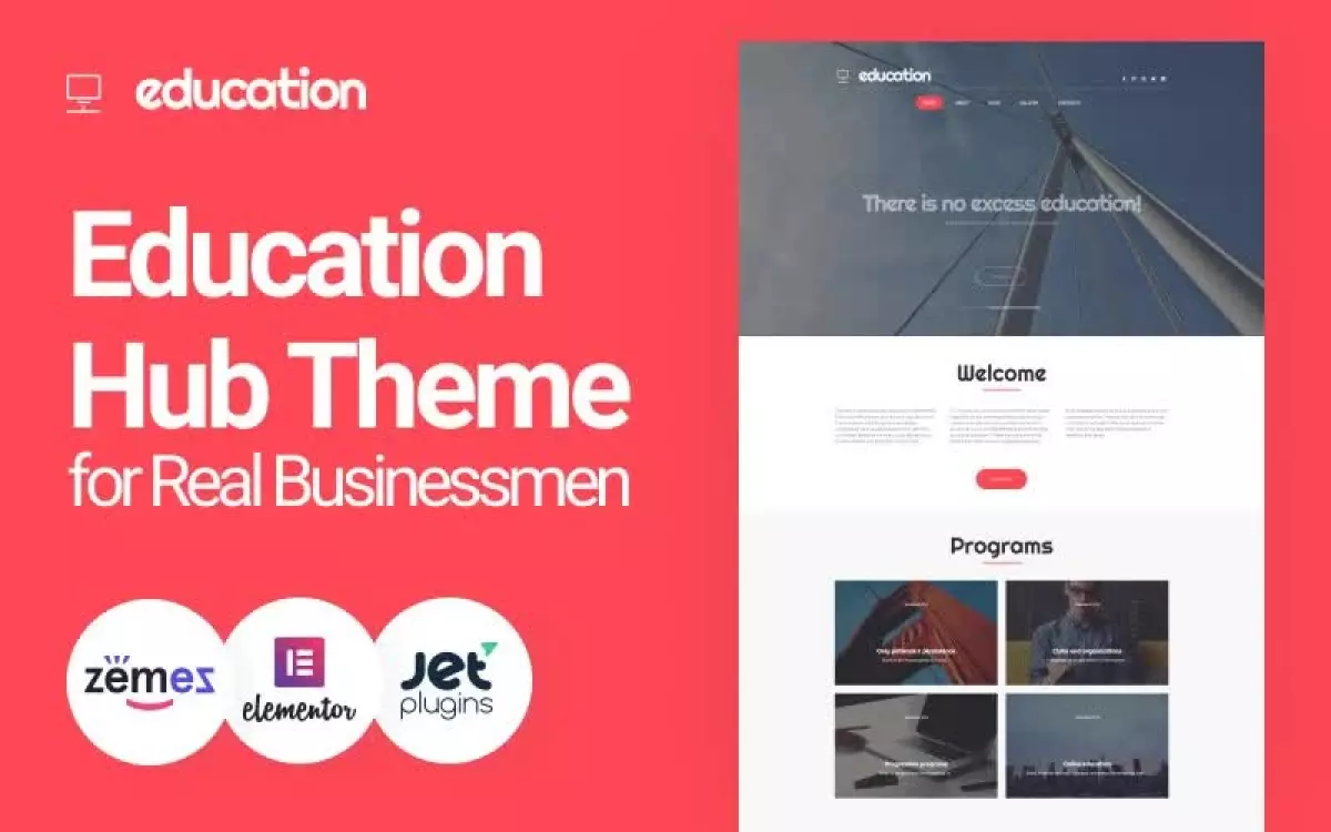 Education - Education Hub Theme for Real Businessmen WordPress Theme